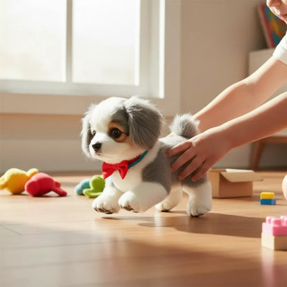 Interactive Realistic Soft Plush Puppy Dog Toy with Movement