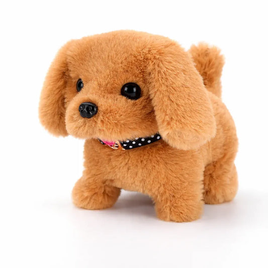 Interactive Robotic Puppy Plush – Realistic Walking Dog Toy