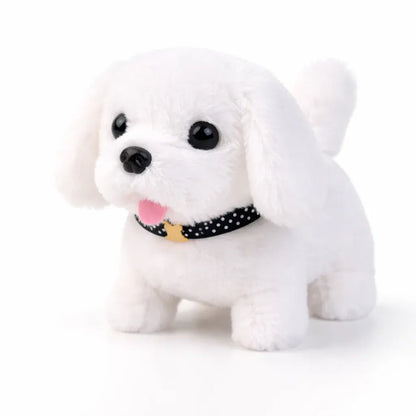 Interactive Robotic Puppy Plush – Realistic Walking Dog Toy