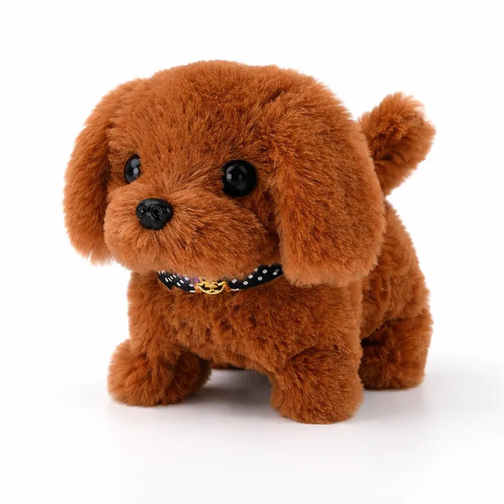 Interactive Robotic Puppy Plush – Realistic Walking Dog Toy