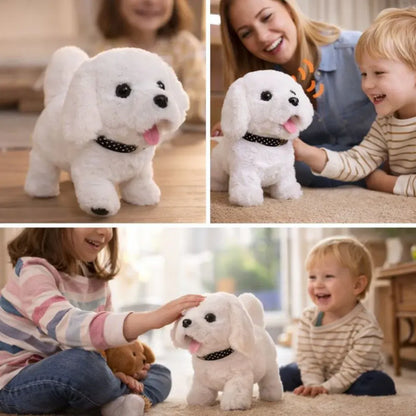 Interactive Robotic Puppy Plush – Realistic Walking Dog Toy