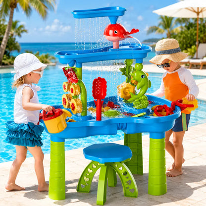 Interactive Sand & Water Play Activity Center for Kids