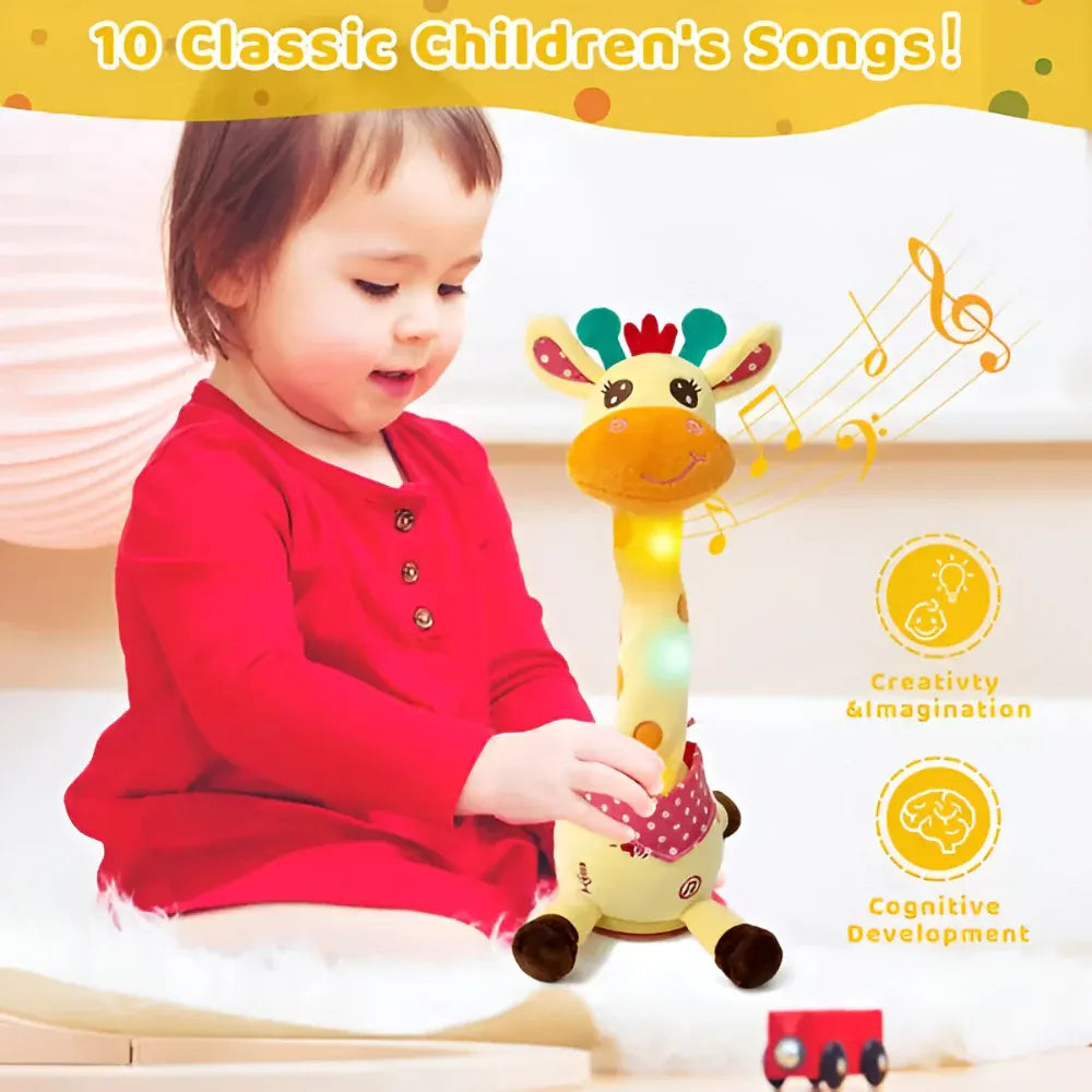 Interactive Singing Giraffe Plush – Musical Kids Companion Toy
