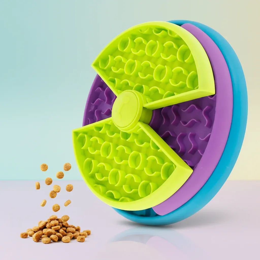 Interactive Slow Feeder Puzzle Bowl for Healthy Dog Eating