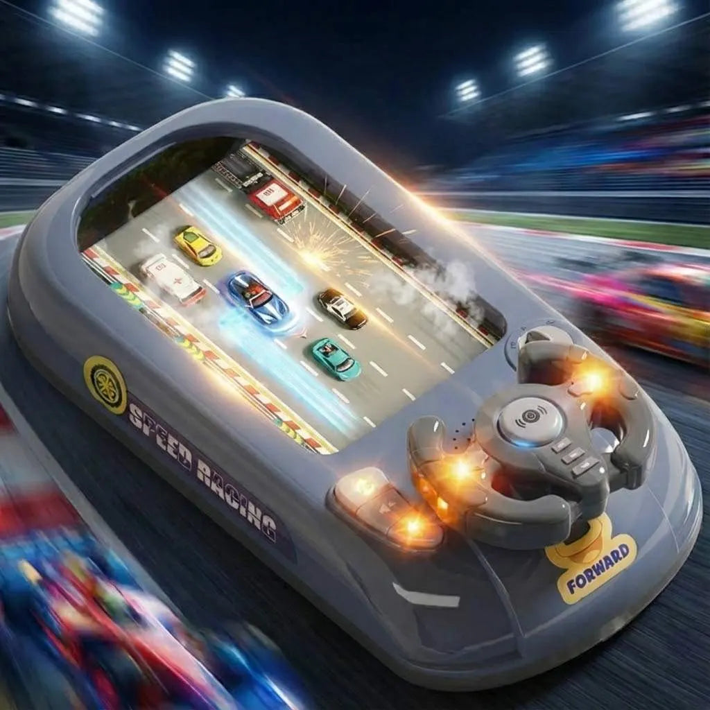 Interactive Steering Wheel Racing Game Console Toy