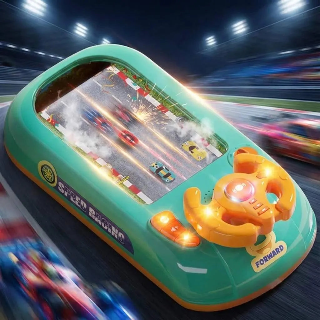 Interactive Steering Wheel Racing Game Console Toy