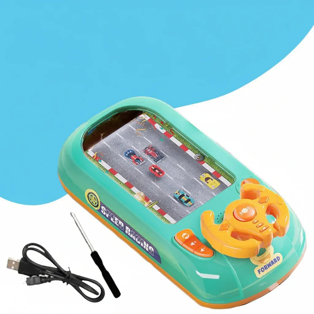 Interactive Steering Wheel Racing Game Console Toy