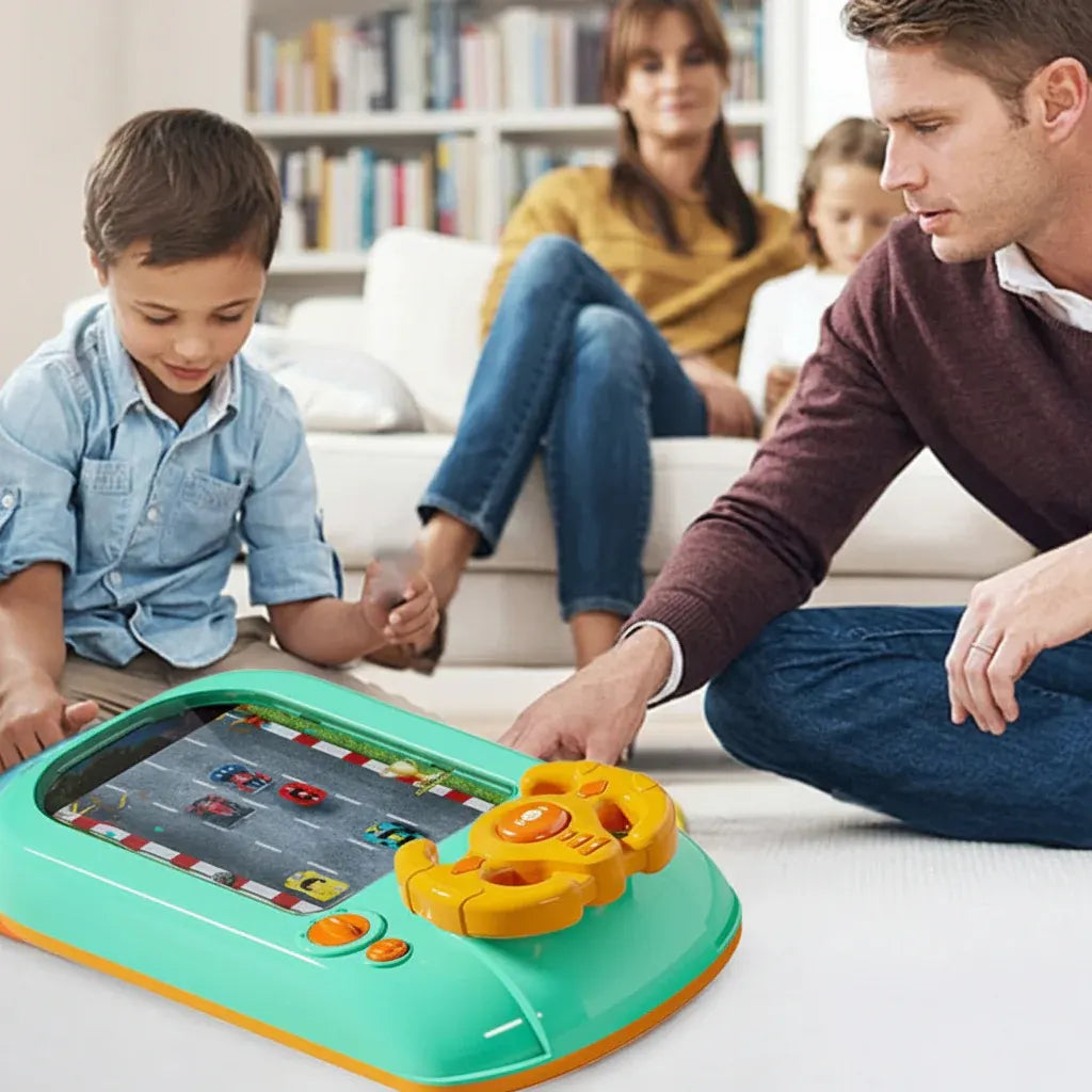 Interactive Steering Wheel Racing Game Console Toy