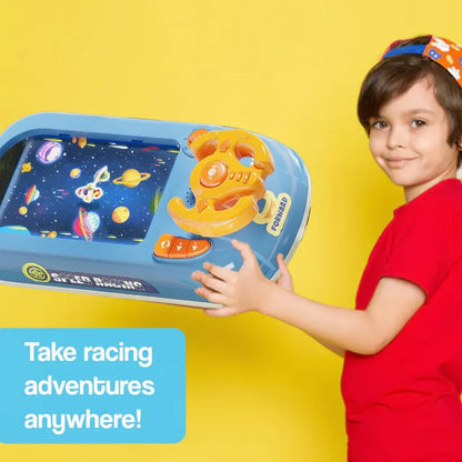 Interactive Steering Wheel Racing Game Console Toy