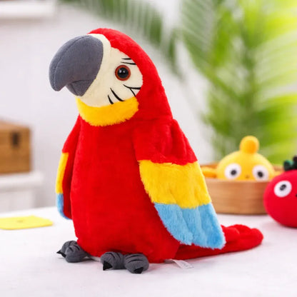 Interactive Talking Parrot Plush – Voice-Repeating Toy for Kids Learning