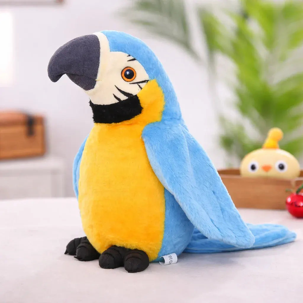 Interactive Talking Parrot Plush – Voice-Repeating Toy for Kids Learning