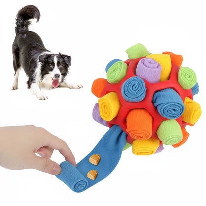 Interactive Treat-Dispensing Puzzle Ball for Dogs – Training & Play