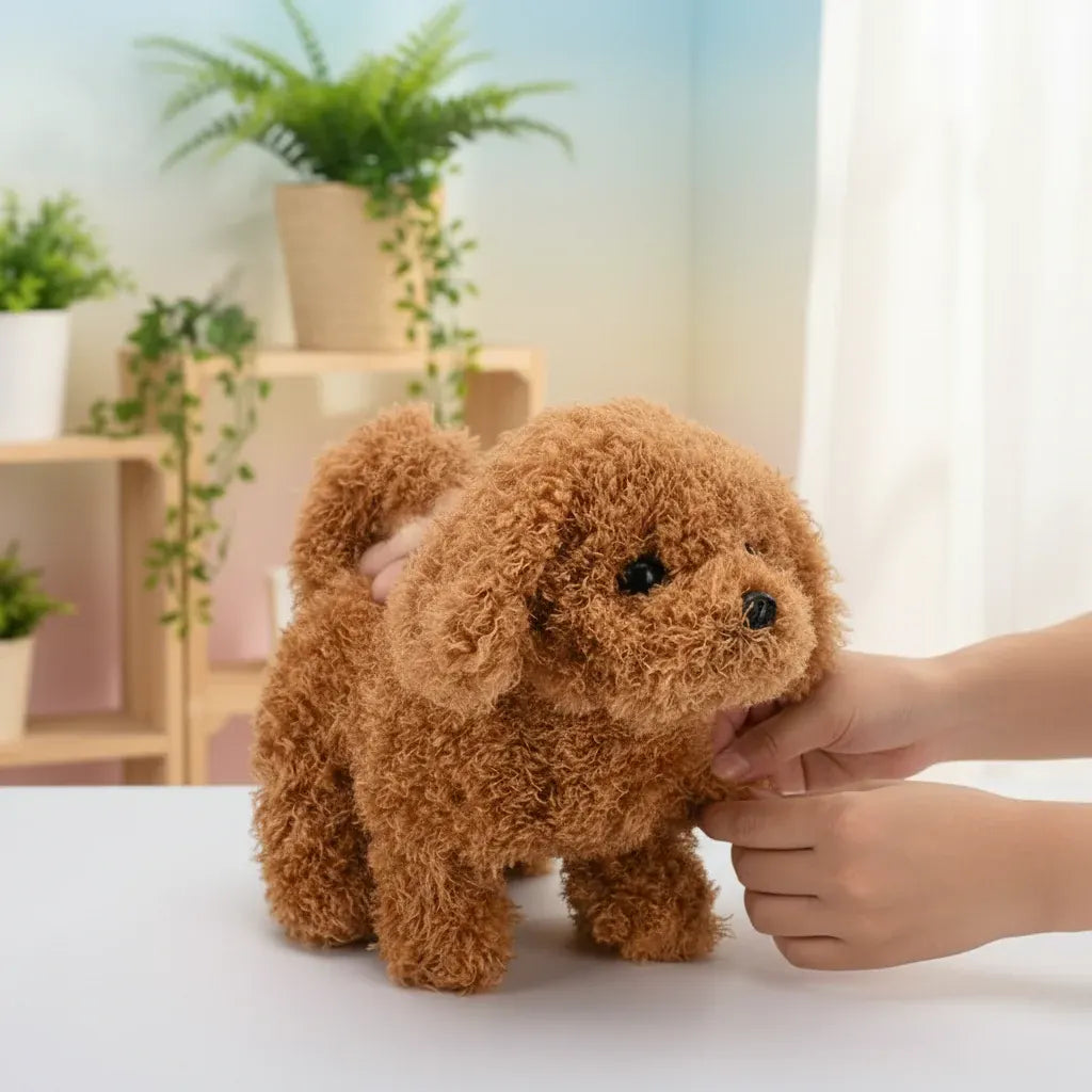 Interactive Walking Barking Plush Puppy Dog Toy