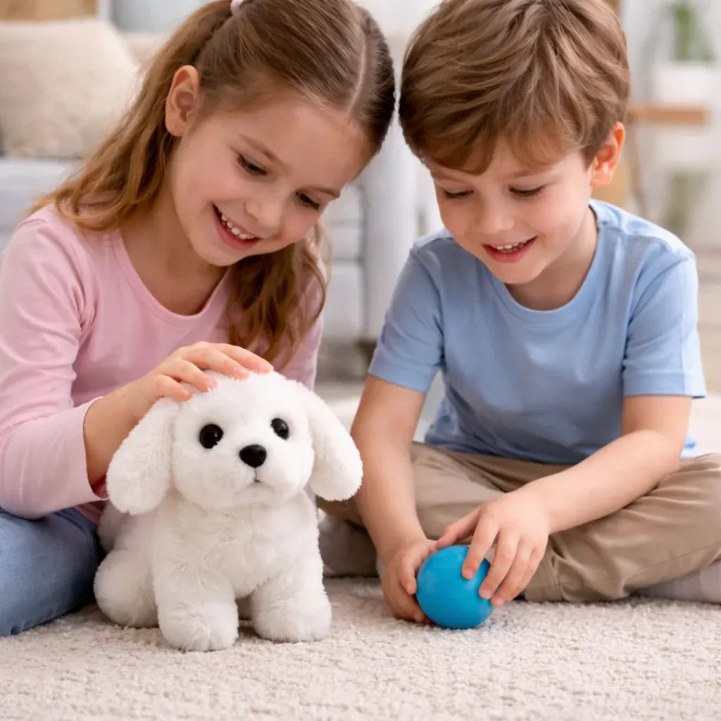 Interactive Walking Barking Plush Puppy Dog Toy