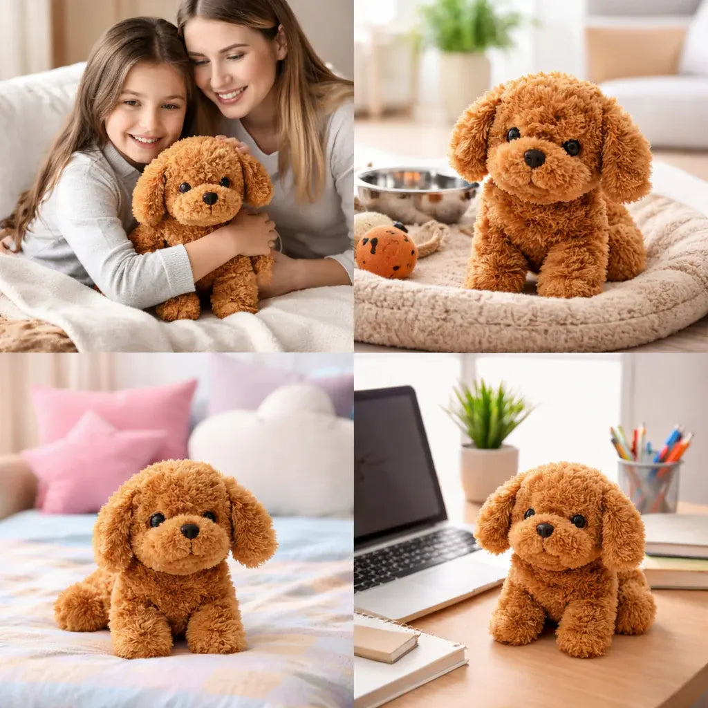 Interactive Walking Barking Plush Puppy Dog Toy