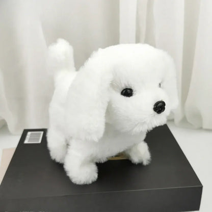 Interactive Walking Barking Plush Robot Puppy Toy