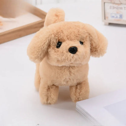 Interactive Walking Barking Plush Robot Puppy Toy