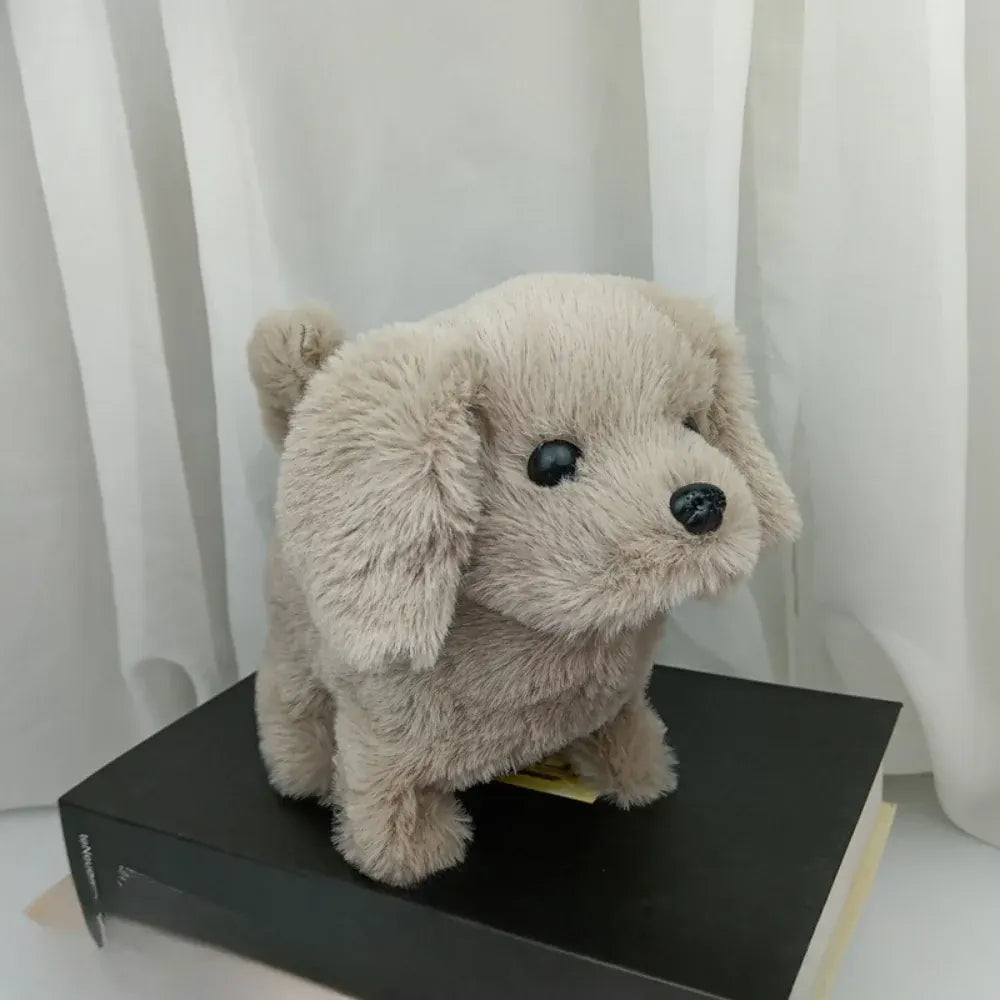 Interactive Walking Barking Plush Robot Puppy Toy