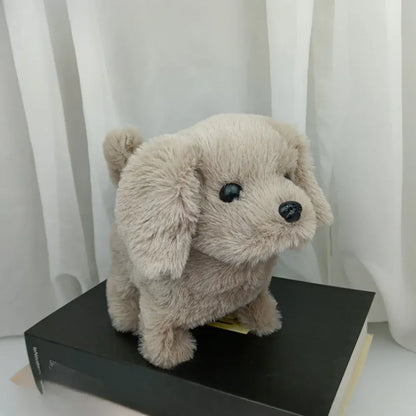 Interactive Walking Barking Plush Robot Puppy Toy