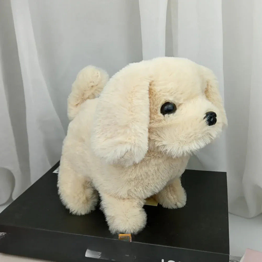 Interactive Walking Barking Plush Robot Puppy Toy