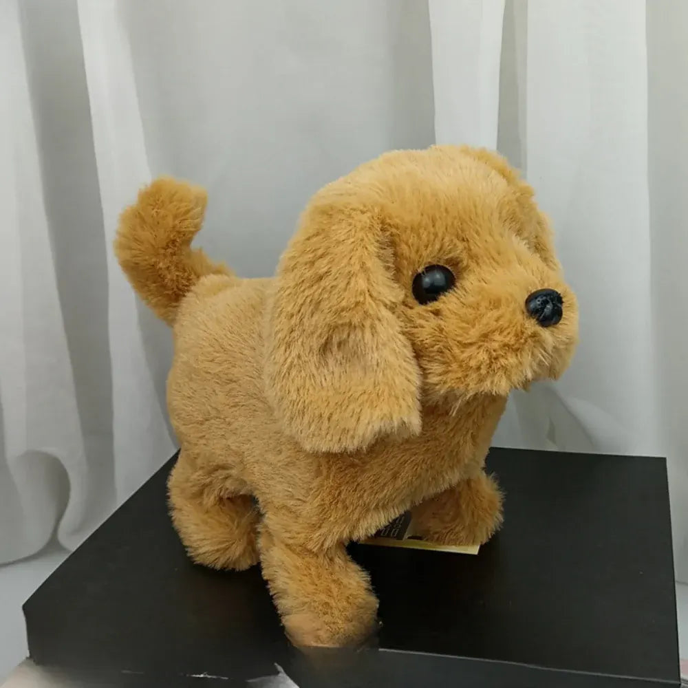 Interactive Walking Barking Plush Robot Puppy Toy