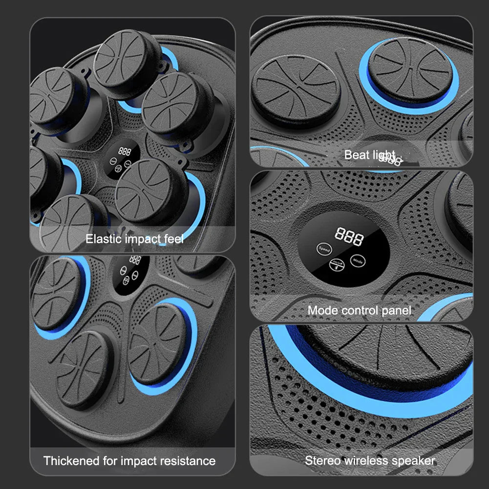 Interactive Wall-Mounted Boxing Reaction Trainer Speed Pad