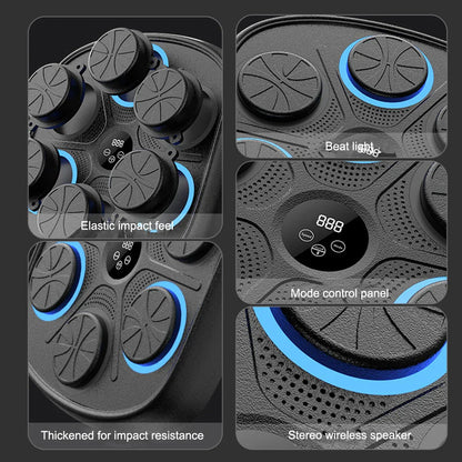 Interactive Wall-Mounted Boxing Reaction Trainer Speed Pad