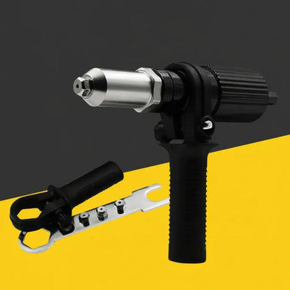 Interchangeable Nozzle Adapter Kit for Rivet Drill Attachment