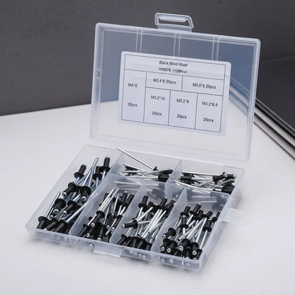 Interchangeable Nozzle Adapter Kit for Rivet Drill Attachment