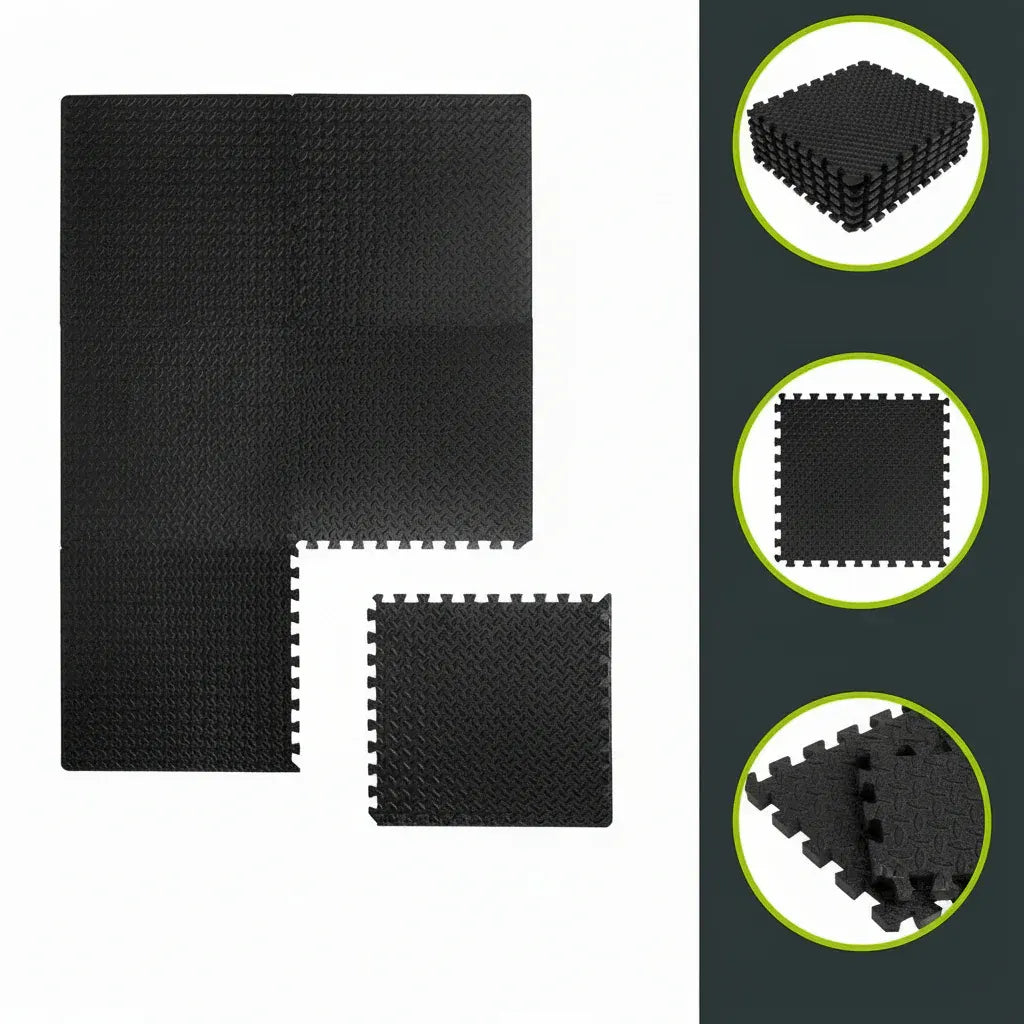Interlocking EVA Foam Exercise Flooring Tiles for Home Gym