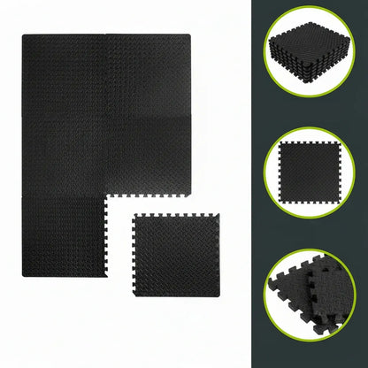 Interlocking EVA Foam Exercise Flooring Tiles for Home Gym