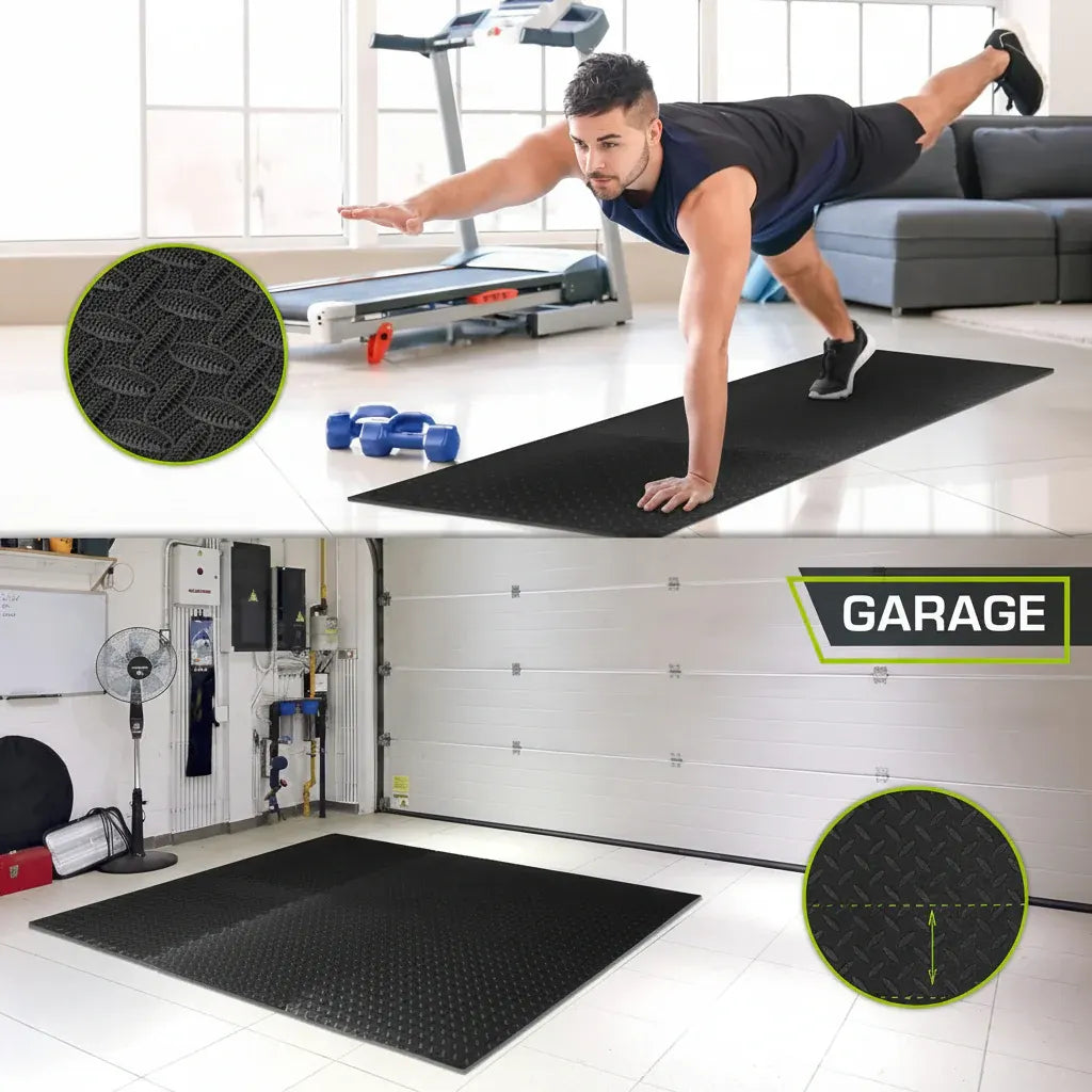 Interlocking EVA Foam Exercise Flooring Tiles for Home Gym