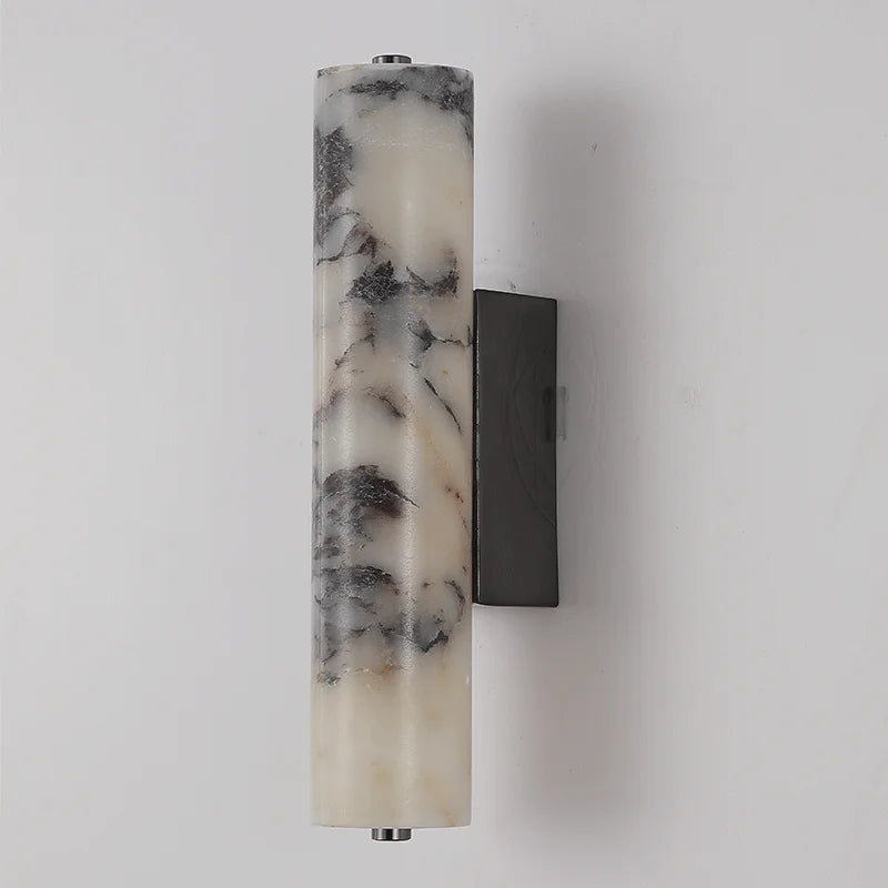 Italian-Inspired Natural Marble Wall Sconce | Modern Luxury Lighting Fixture