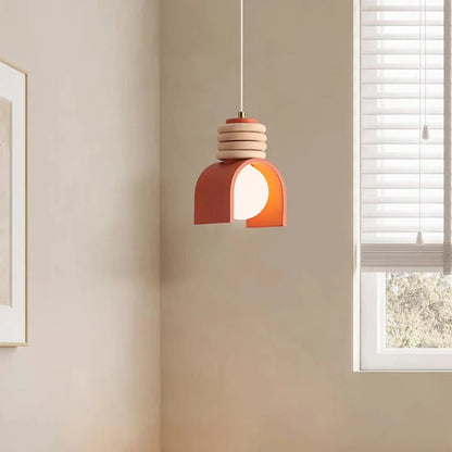 Japanese Minimalist Resin Pendant Light – Wabi-Sabi Inspired Design