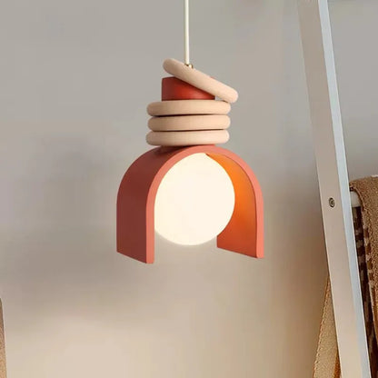 Japanese Minimalist Resin Pendant Light – Wabi-Sabi Inspired Design