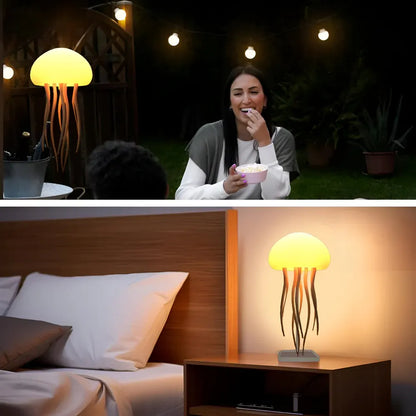 Jellyfish Style LED Night Light Ambient Mood Décor Lamp