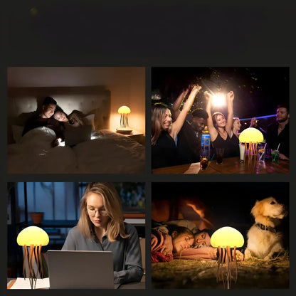 Jellyfish Style LED Night Light Ambient Mood Décor Lamp