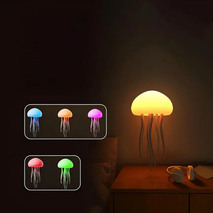 Jellyfish Style LED Night Light Ambient Mood Décor Lamp