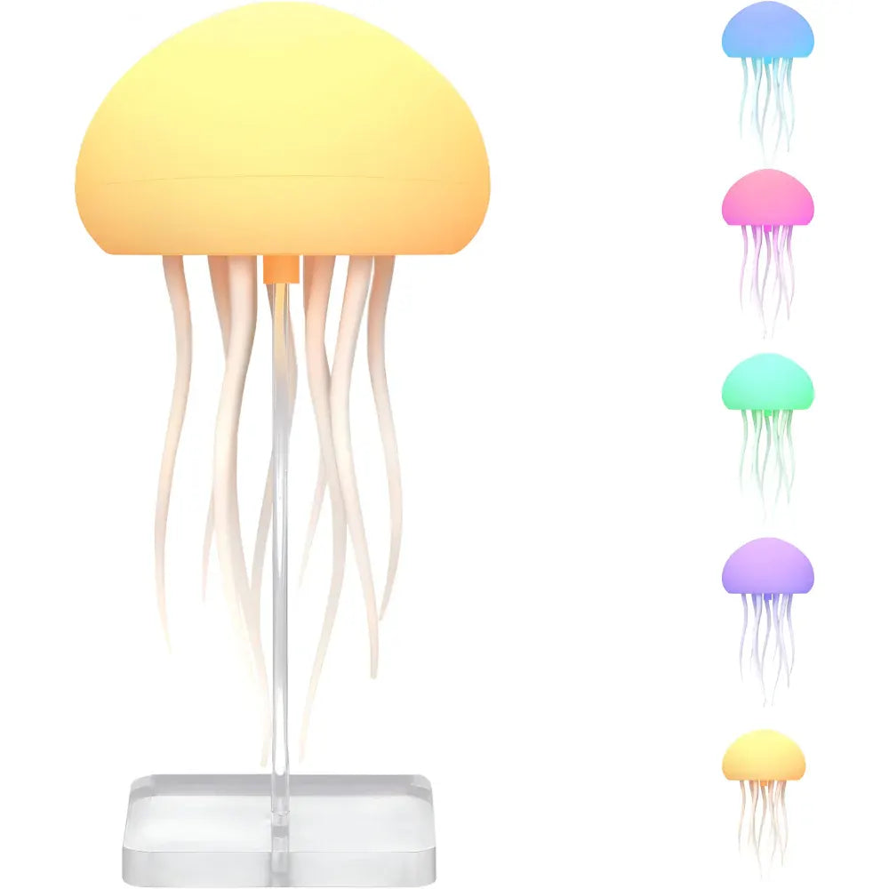 Jellyfish Style LED Night Light Ambient Mood Décor Lamp