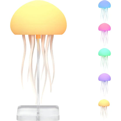 Jellyfish Style LED Night Light Ambient Mood Décor Lamp