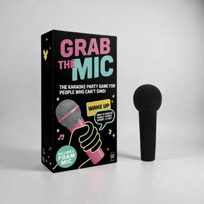 Karaoke Singing Challenge Card Game with Microphone