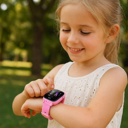 Kids 4G GPS Smartwatch with Camera, IP67 Waterproof Touchscreen Activity Tracker