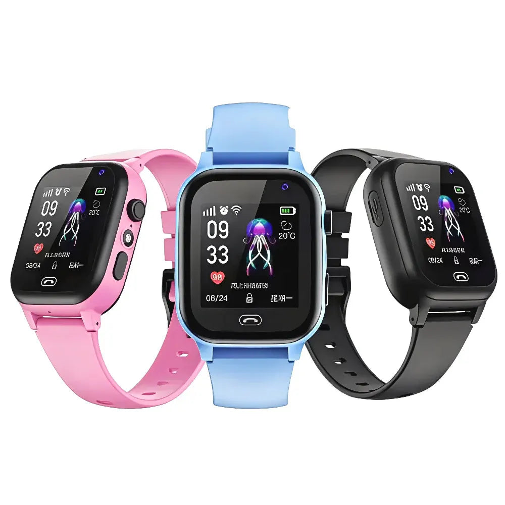 Kids 4G GPS Smartwatch with Camera, IP67 Waterproof Touchscreen Activity Tracker