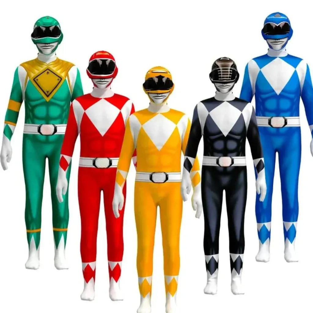 Kids Action Hero Bodysuit Halloween Costume Set