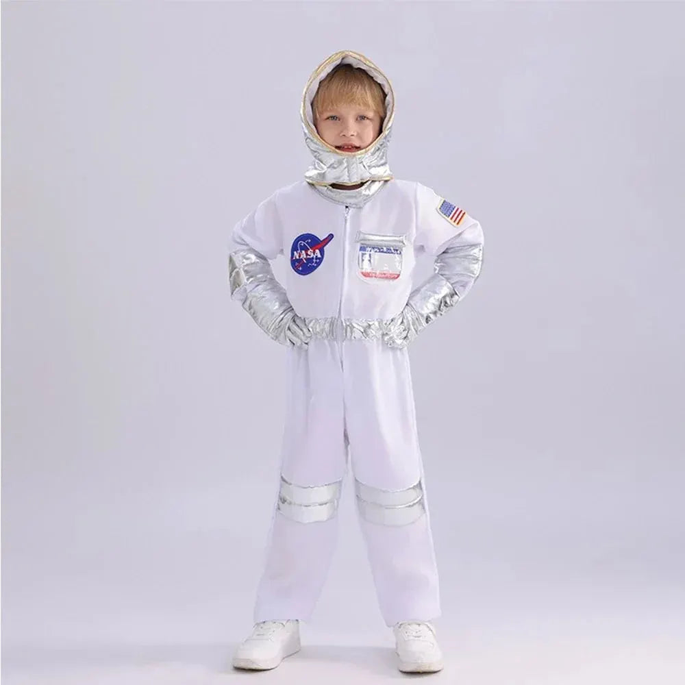 Kids Astronaut Jumpsuit Halloween Costume Outfit