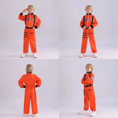 Kids Astronaut Jumpsuit Halloween Costume Outfit