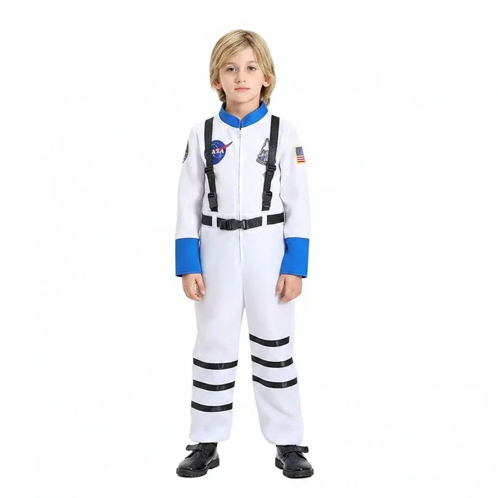 Kids Astronaut Jumpsuit Halloween Costume Outfit