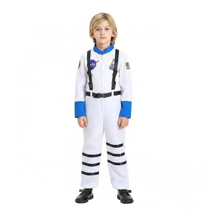 Kids Astronaut Jumpsuit Halloween Costume Outfit