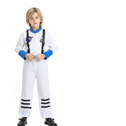 Kids Astronaut Jumpsuit Halloween Costume Outfit