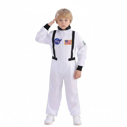 Kids Astronaut Jumpsuit Halloween Costume Outfit